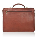 Medici Of Florence // Office Bag 4700 // Matte Clear Brown