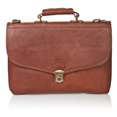 Medici Of Florence // Office Bag 4000 // Matte Clear Brown