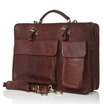 Medici Of Florence // Office Bag 4700 // Matte Dark Brown