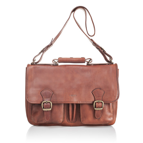 Medici Of Florence // Office Bag 4500 // Matte Clear Brown