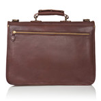 Medici Of Florence // Office Bag 4000 // Matte Dark Brown