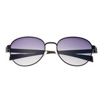 Volta Sunglasses // Silver Frame + Grey Lens (Black Frame // Black Lens)