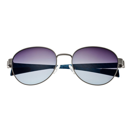 Volta Sunglasses // Silver Frame + Grey Lens (Silver Frame // Black Lens)
