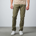 No Lab Clothing // Miami Twill Chino // Army Green (36WX34L)
