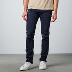 No Lab Clothing // New York Distressed Chino // Navy (35WX34L)
