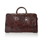 Medici Of Florence // 1001 Travel Bag // Shiny Dark Brown