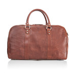 Medici Of Florence // 9275 Travel Bag // Clear Matte Brown