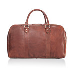 Medici Of Florence // 9275 Travel Bag // Clear Matte Brown