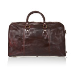 Medici Of Florence // 1001 Travel Bag // Shiny Dark Brown