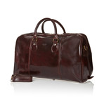 Medici Of Florence // 1001 Travel Bag // Shiny Dark Brown