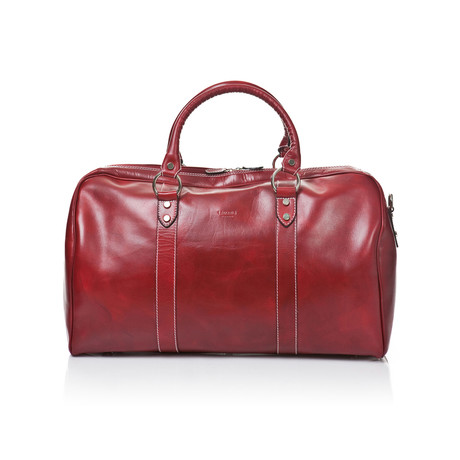 Medici Of Florence // 9275 Travel Bag // Shiny Red