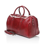 Medici Of Florence // 9275 Travel Bag // Shiny Red