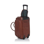 Medici Of Florence // 9901 Travel Bag // Clear Matte Brown