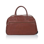 Medici Of Florence // 9901 Travel Bag // Clear Matte Brown