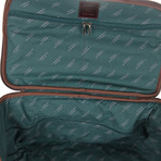 Medici Of Florence // 9901 Travel Bag // Shiny Dark Brown