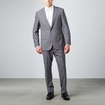 Bella Vita // Slim-Fit Suit // Charcoal Check (US: 38S)