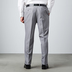 Bella Vita // Slim-Fit Suit // Light Grey Pinstripes (US: 36S)