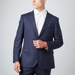 Bella Vita // Slim-Fit Suit // Navy Pindot (US: 46R)