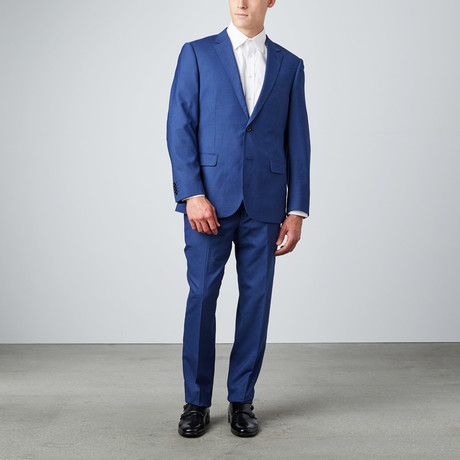 Bella Vita // Slim-Fit Suit // Blue Microbox (US: 36S)