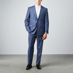 Via Roma // Half-Canvas Suit // Slate Blue Sharkskin (US: 36S)