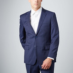 Via Roma // Half-Canvas Suit // Navy Chalk Stripe (US: 36S)
