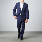 Via Roma // Half-Canvas Suit // Navy Chalk Stripe (US: 36S)