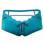 Opulent Lace Short // Peacock Blue (X-Small)