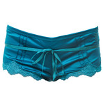 Opulent Lace Short // Peacock Blue (X-Small)