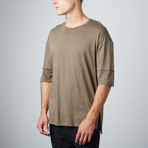 Dual-Sleeve Tee // Olive (M)