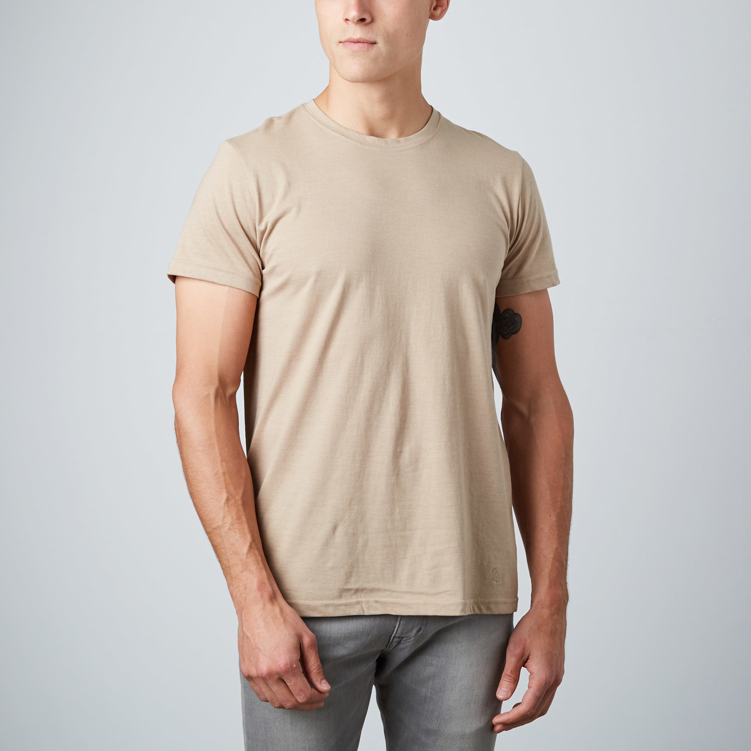 Crewneck Essential Tees Earth Pack // Tan + Olive + Taupe // Pack of 3 ...