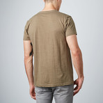 Crewneck Essential Tees Earth Pack // Tan + Olive + Taupe // Pack of 3 (S)