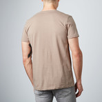 V-Neck Essential Tees Earth Pack // Tan + Olive + Taupe // Pack of 3 (2XL)