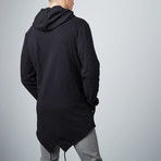 Parka Front-Zip Hoodie // Black (S)