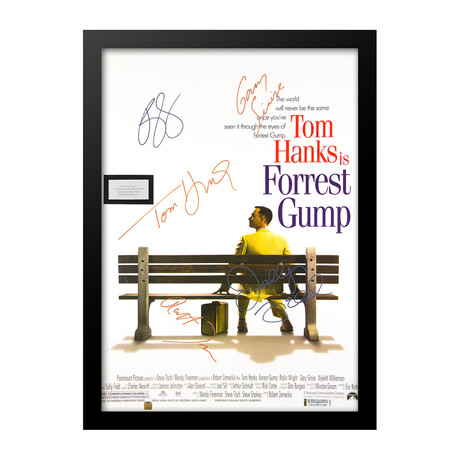 Forrest Gump Signed Movie Poster