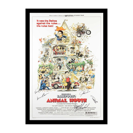 Animal House Signed Movie Poster // Cast