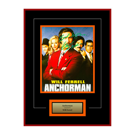 Anchorman Signed Movie Poster