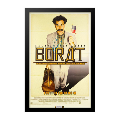 Borat Signed Movie Poster