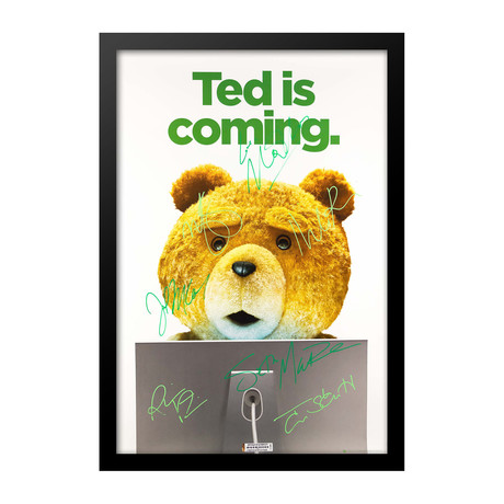 Ted Signed Movie Poster // Ted Is Coming