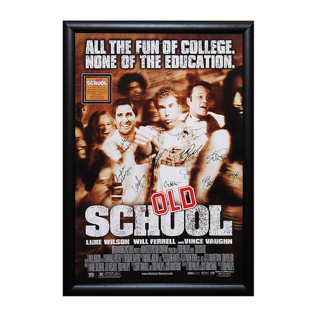 Old School Signed Movie Poster