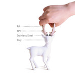 Standing Dear Deer Pliers // White (Long Nose Pliers)