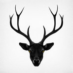 The Black Deer // Art Block (8"W x 12"H x 2"D)