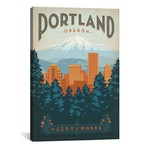 Portland, OR (18"W x 26"H x 0.75"D)