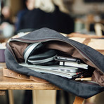 Lundy Rolltop Backpack // Blue