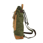 Lundy Rolltop Backpack // Olive