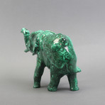 Malachite Elephant Carving