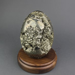 Pyrite Crystal Egg (3.4")