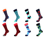 Dress Socks // Shaply Sides // Pack Of 8