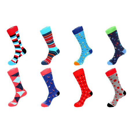 Dress Socks // Miami Beach // Pack of 8