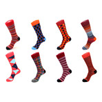 Dress Socks // Rock + Roll // Pack of 8