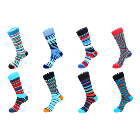 Dress Socks // Earn Your Stripes // Pack of 8